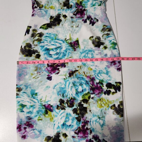 Covington Floral Printed Sleeveless Day Dress Size 6 - Picture 12 of 14